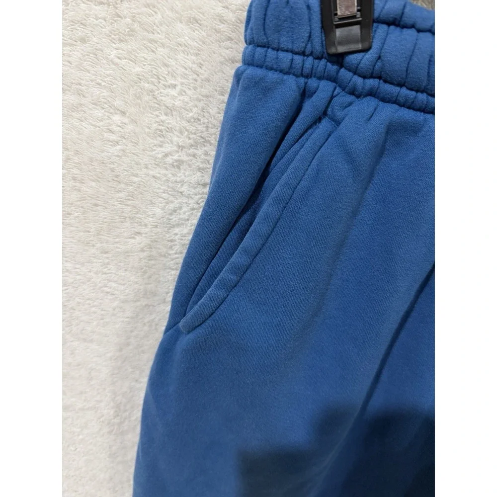 Nike Mens Fleece Club Sweat Shorts Blue Athleisure Lounge Large Workout Gym